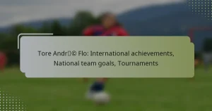 Tore André Flo: International achievements, National team goals, Tournaments